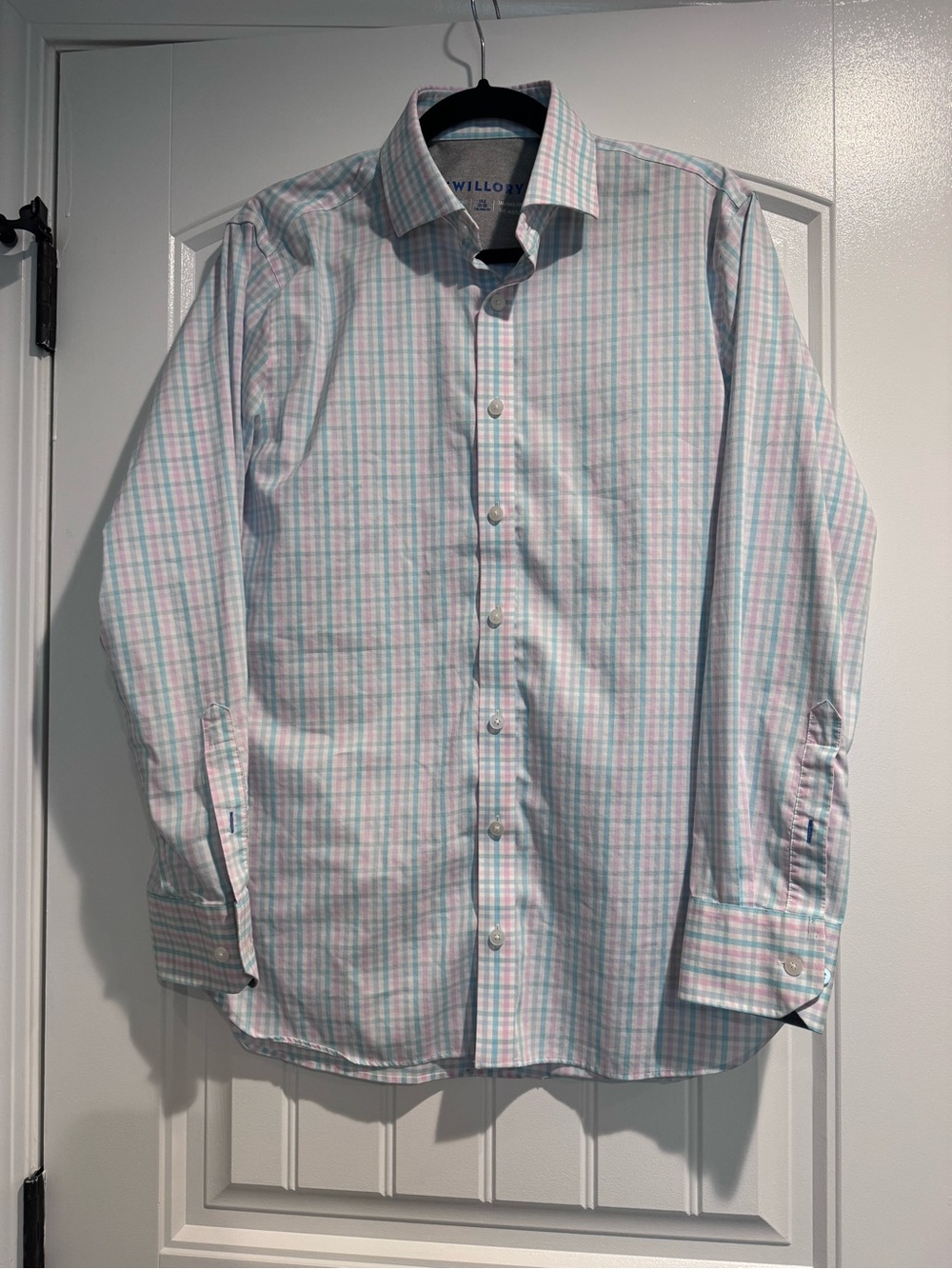 Twillory performance fabric Long-Sleeve plaid button down, 15.5, 32-33